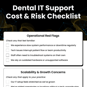 Preview of Pact-One Solutions Dental IT Support Cost & Risk IT Checklist